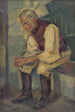 Study of an Old Man Sitting - Gustav Mahler — artwork view
