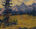 Landschap van de Tatra's - Gustav Mahler — weergave van het kunstwerk