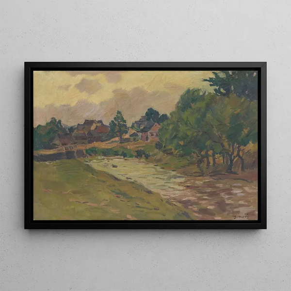 Gustv Mall - View of Vaec from the Vaec Brook.webp