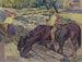 Bewateringsproces van paarden - Gustav Mahler — weergave van het kunstwerk