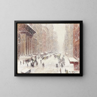 Guy Carleton Wiggins - Snow Storm On The Avenue.webp