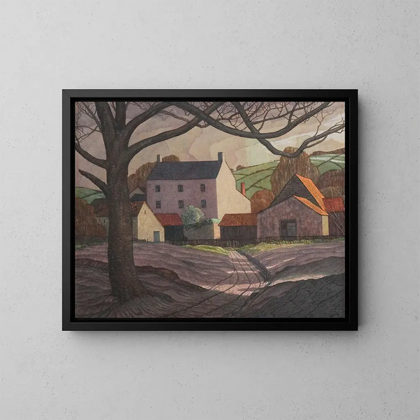 Ferme magenta, Monmouthshire - Guy Kortright — ingelijst kunstwerk aan de muur