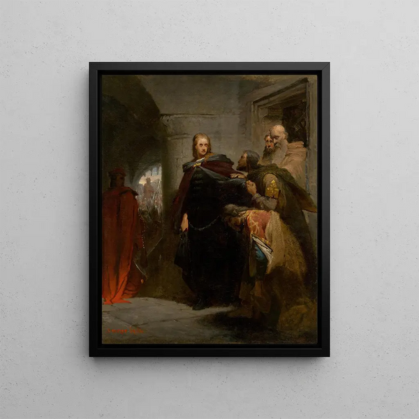 Gyula Benczr - Hunyadis Farewell to his Homeland.webp