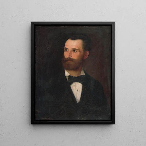 Gyula Stetka - Portrait of a Man with Brown Beard.webp