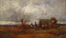 Kampement van de zigeuners - Géza Mészöly — weergave van het kunstwerk
