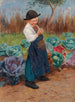De kleine tuinier - Géza Peske — weergave van het kunstwerk