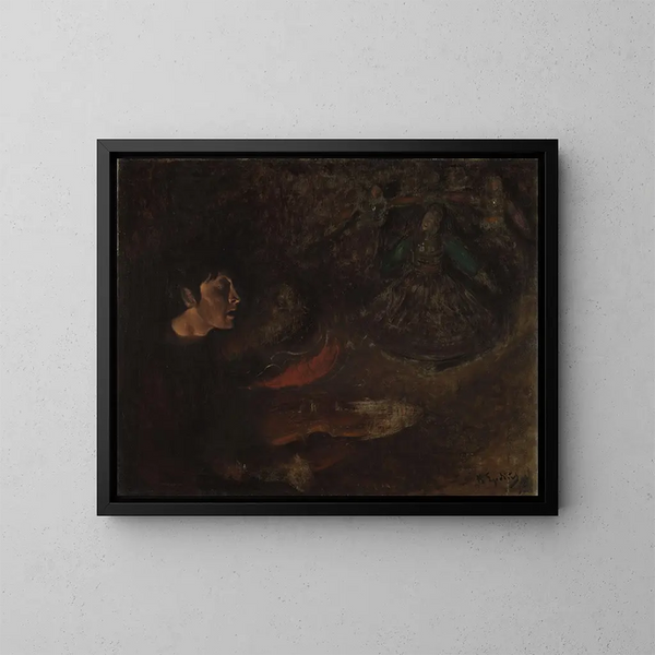 Dansen en spelen - Halfdan Egedius — ingelijst kunstwerk aan de muur