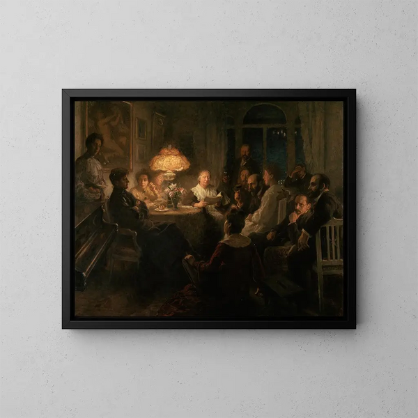 Vrienden - Hanna Hirsch-Pauli — ingelijst kunstwerk aan de muur