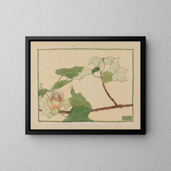 Tulpenboom - Hannah Borger Overbeck — ingelijst kunstwerk aan de muur