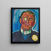 Portret van een heer met een monocle - Hanns Bolz — ingelijst kunstwerk aan de muur
