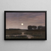 Lever de lune - Hans am Ende — ingelijst kunstwerk aan de muur