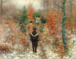 Hans Andersen Brendekilde - Juletrsfldning.webp