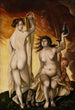 Twee heksen - Hans Baldung — weergave van het kunstwerk