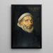 Portrait of Professor Wilhelm Aragosius of Toulouse - Hans Bock the Elder — framed artwork on a wall