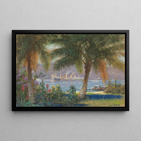 Hans Bohrdt - Hapag Dampfer Reliance vor Jamaica.webp