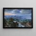 Landschapsschilderij met uitzicht op Antwerpen - Hans Bol — ingelijst kunstwerk aan de muur