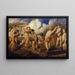 Putting tout en construisant un chemin de fer - Hans Canon — ingelijst kunstwerk aan de muur