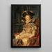Esquisse pour un portrait de femme en costume Renaissance - Hans Canon — ingelijst kunstwerk aan de muur
