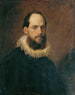 Wilhelm Wartenegg in een 17e-eeuws kostuum - Hans Canon — weergave van het kunstwerk