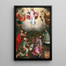 De Transfiguratie van Christus op de berg Tabor met de profeten Elia en Mozes, de heiligen Johannes, Petrus en Jacobus, en de schenker Jacob Rassler - Hans Caspar Memberger — ingelijst kunstwerk aan de muur