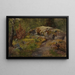 Zon van het Bos - Hans Gude — ingelijst kunstwerk aan de muur