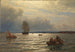 Vanaf de ankerplaats van Oslo - Hans Gude — weergave van het kunstwerk