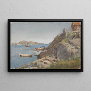Hans Gude - Landscape by Stavern.webp