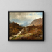 Berglandschap - Hans Gude — ingelijst kunstwerk aan de muur