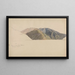 De berg Bleia bij de Sognefjord - Hans Gude — ingelijst kunstwerk aan de muur