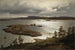Le Fiord de Sandvik - Hans Gude — weergave van het kunstwerk