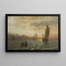 Uitzicht vanaf de Oslofjord - Hans Gude — ingelijst kunstwerk aan de muur