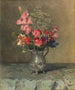 van bloemen in een kopje - Hans Hamza — weergave van het kunstwerk
