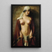 Oriental Nude Painting - Hans Hassenteufel — framed artwork on a wall