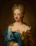 Portret van een jonge vrouw - Hans Hinrich Rundt — weergave van het kunstwerk