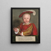 Édouard VI kind - Hans Holbein de Jonge — ingelijst kunstwerk aan de muur