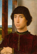Portret van een jonge man - Hans Memling — weergave van het kunstwerk