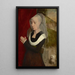 Portret van een vrouw in gebed - Hans Memling — ingelijst kunstwerk aan de muur
