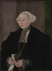 portret van Maria Kitscher Mme von Freyberg - Hans Mielich — weergave van het kunstwerk