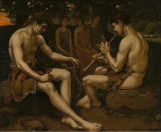 Hans Thoma - Apollon and Marsyas.webp