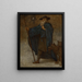 December Wotan with wolves - Hans Thoma — framed artwork on a wall