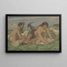 Familie van Faunen - Hans Thoma — ingelijst kunstwerk aan de muur
