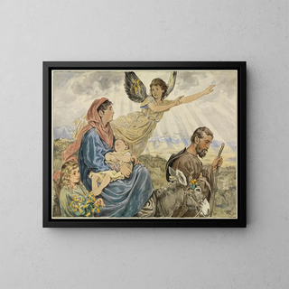 Hans Thoma - Flucht nach gypten.webp
