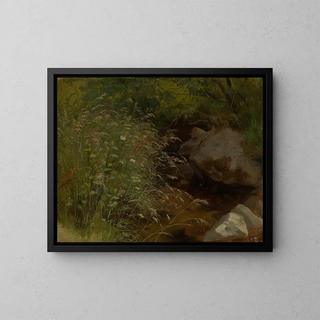 Hans Thoma - Grser am Bachrand.webp