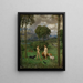 In het paradijs - Hans Thoma — ingelijst kunstwerk aan de muur