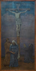 Kruisiging van Christus - Hans Thoma — weergave van het kunstwerk