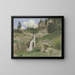 Landschap met waterval, decor voor een poppentheater - Hans Thoma — ingelijst kunstwerk aan de muur