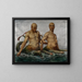 Zeemannen - Hans Thoma — ingelijst kunstwerk aan de muur