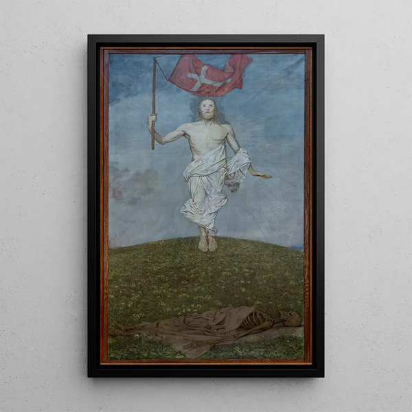 Hans Thoma - Ostertriptychon Auferstehung Christi.webp