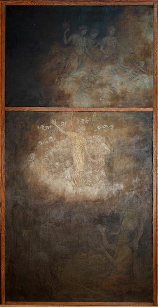 Hans Thoma - Weihnachtstriptychon Verkndigung an die Hirten.webp