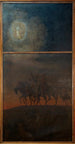 Christmas Triptych Painting of the Wise Men’s Parade - Hans Thoma — artwork view
